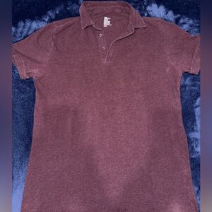 H&M burgundy color size SMALL  polo shirt. GREAT condition